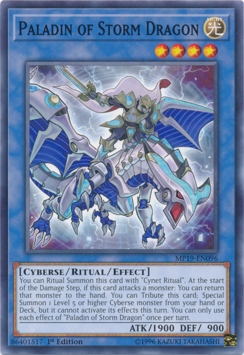 Paladin of Storm Dragon [MP19-EN096] Common Yu-Gi-Oh!