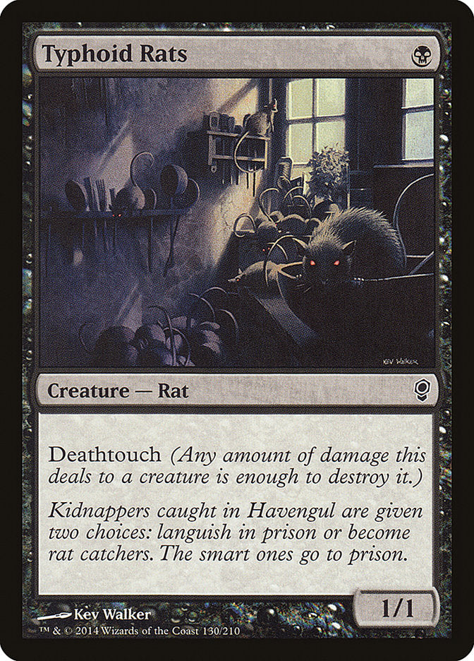 Typhoid Rats [Conspiracy] Magic: The Gathering