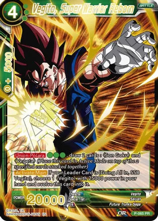 Vegito, Super Warrior Reborn (Gold Stamped) (P-065) [Mythic Booster] Dragon Ball Super