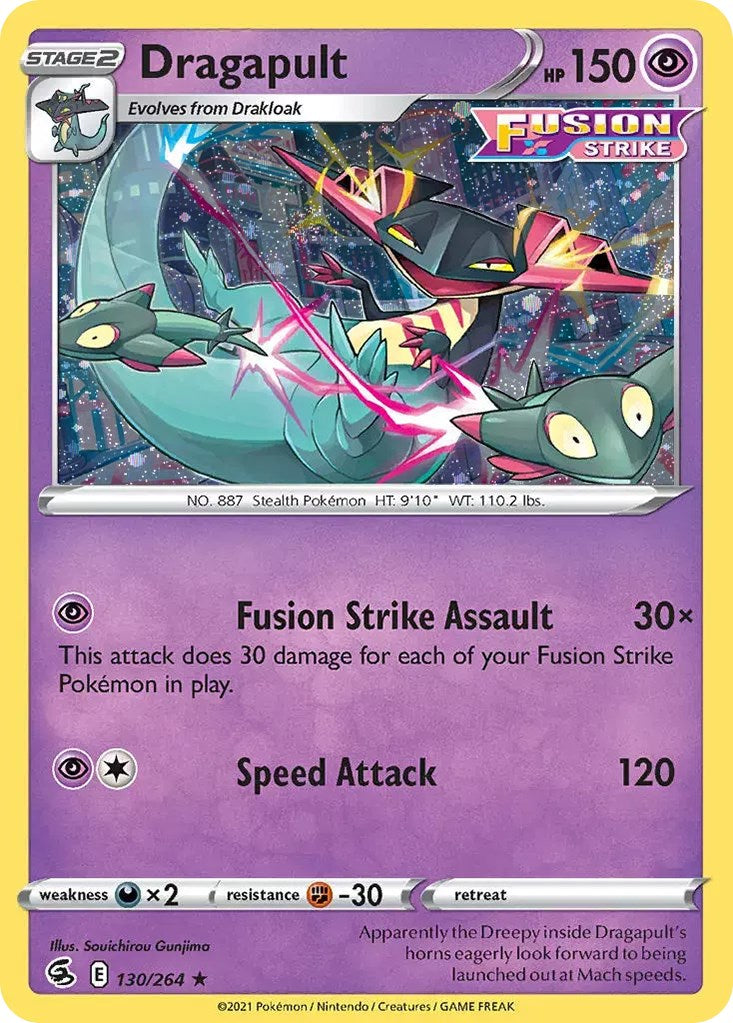 Dragapult (130/264) (Cosmos Holo) [Sword & Shield: Fusion Strike] Pokémon