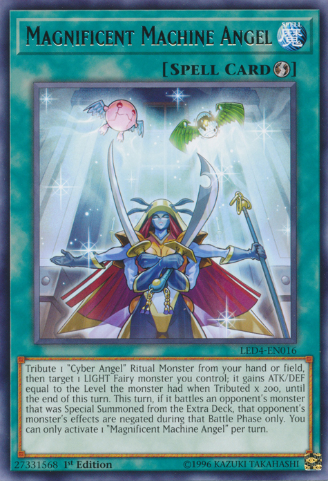 Magnificent Machine Angel [LED4-EN016] Rare Yu-Gi-Oh!