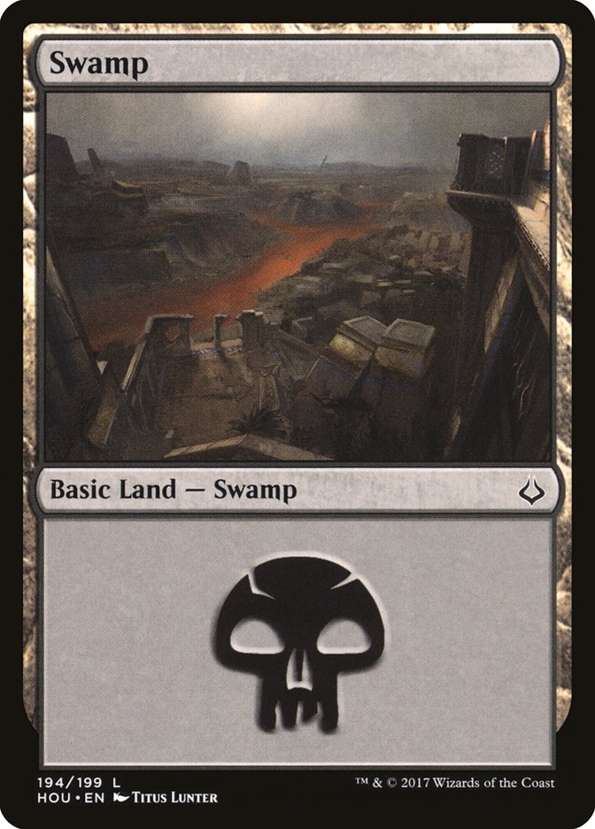 Swamp (194) [Hour of Devastation] Magic: The Gathering