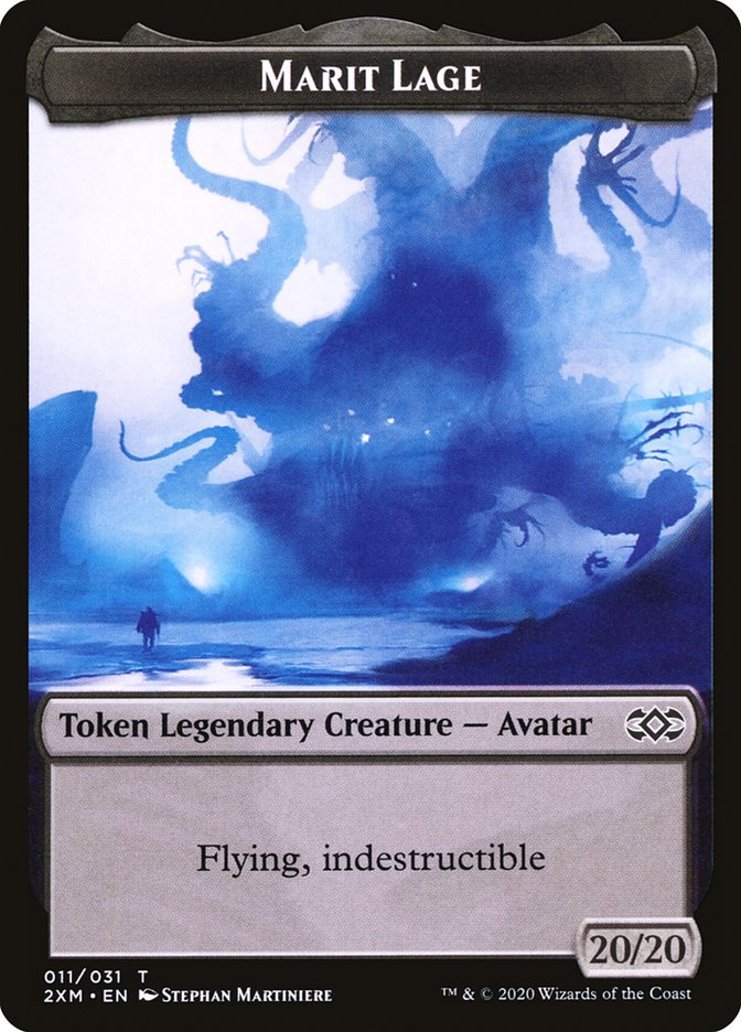 Marit Lage Token [Double Masters Tokens] Magic: The Gathering