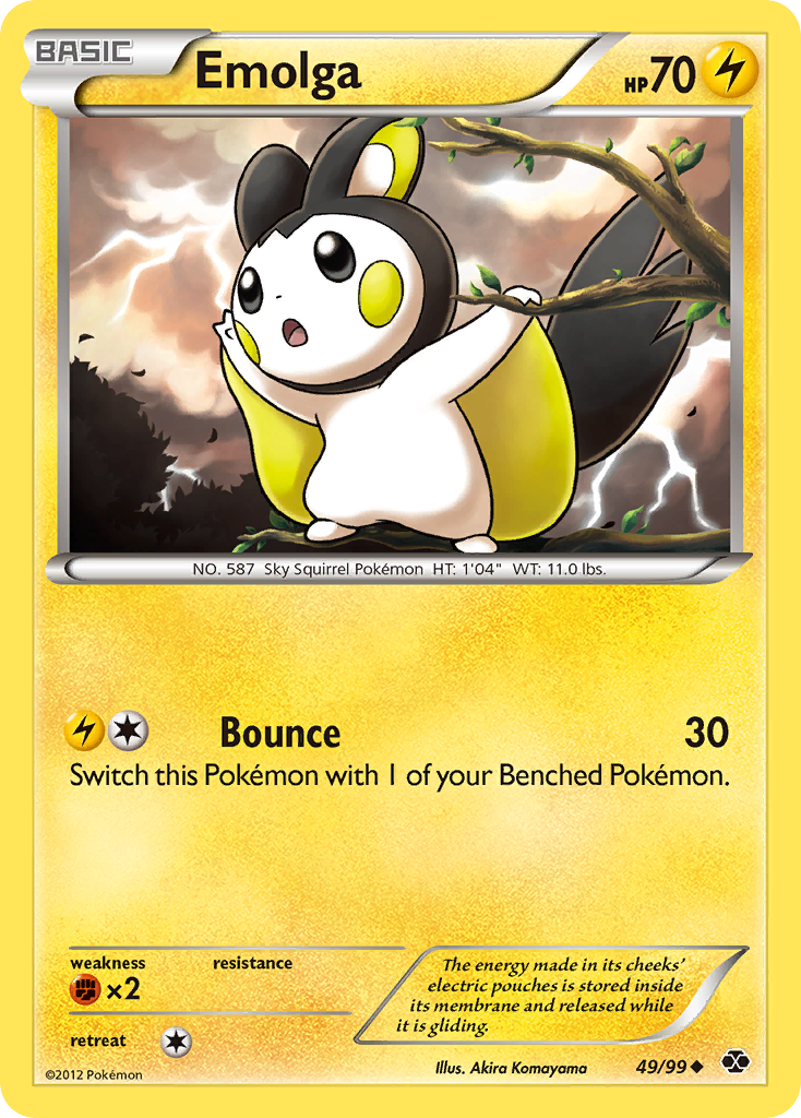 Emolga (49/99) [Black & White: Next Destinies] Pokémon