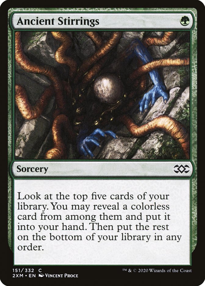 Ancient Stirrings [Double Masters] Magic: The Gathering