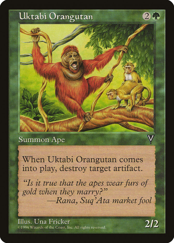 Uktabi Orangutan [Visions] Magic: The Gathering