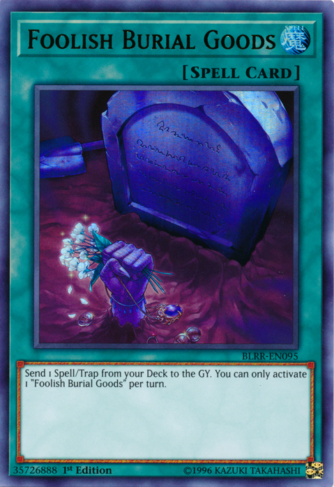 Foolish Burial Goods [BLRR-EN095] Ultra Rare Yu-Gi-Oh!