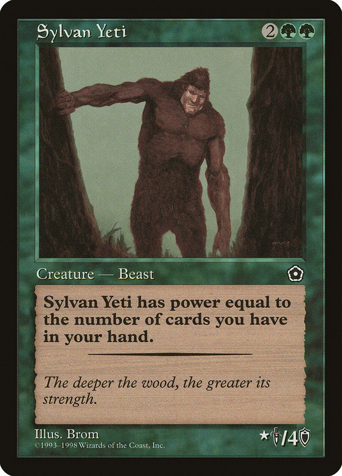 Sylvan Yeti [Portal Second Age] Magic: The Gathering