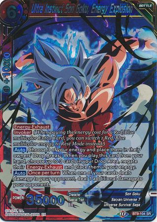 Ultra Instinct Son Goku, Energy Explosion (BT9-104) [Universal Onslaught] Dragon Ball Super