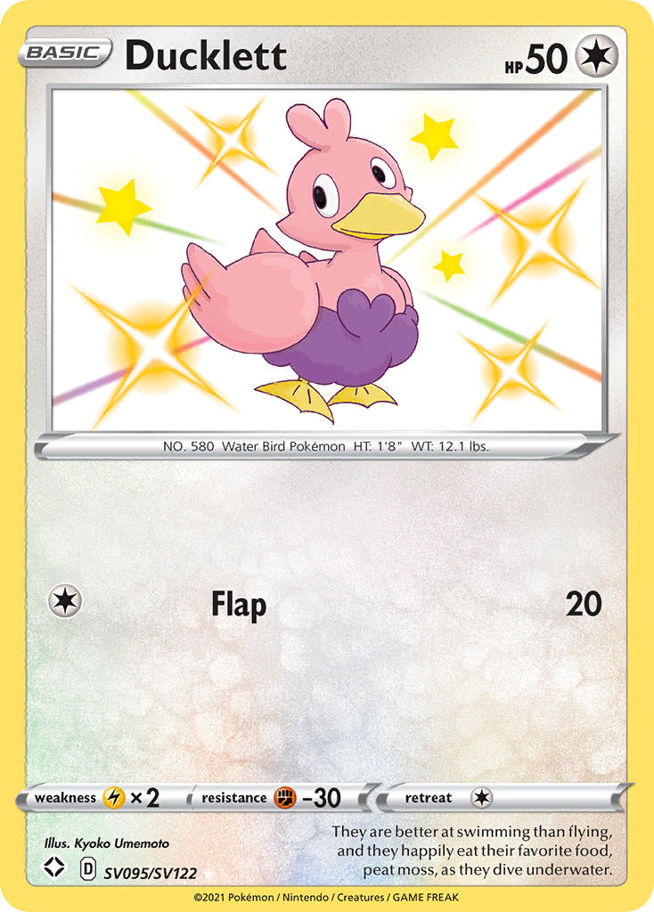 Ducklett (SV095/SV122) [Sword & Shield: Shining Fates] Pokémon