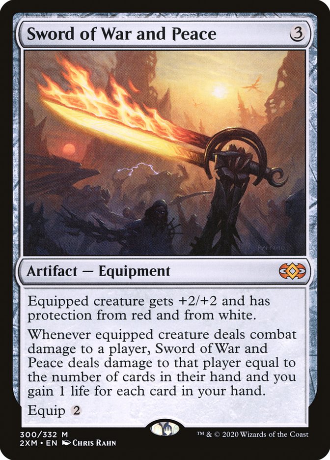 Sword of War and Peace [Double Masters] Magic: The Gathering
