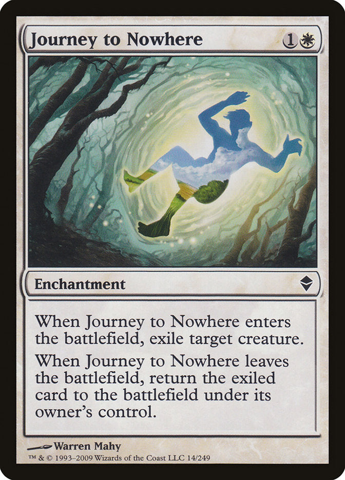 Journey to Nowhere [Zendikar] Magic: The Gathering