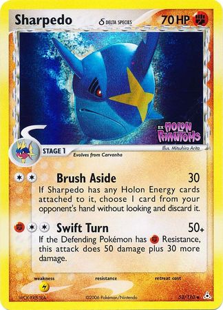 Sharpedo (53/110) (Delta Species) (Stamped) [EX: Holon Phantoms] Pokémon