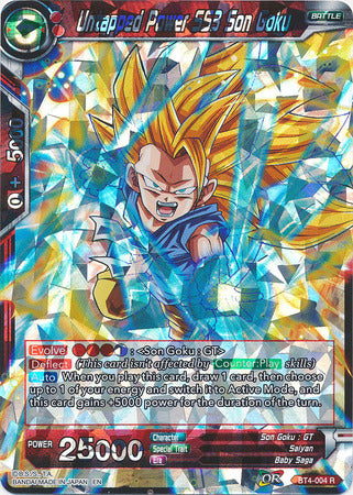 Untapped Power SS3 Son Goku (Shatterfoil) (BT4-004) [Dragon Brawl] Dragon Ball Super