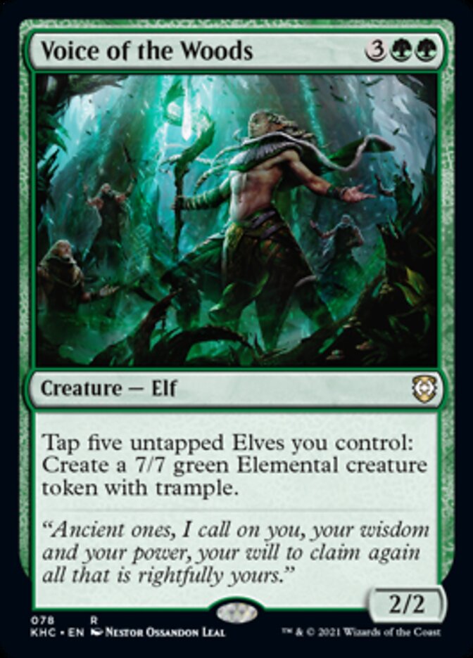 Voice of the Woods [Kaldheim Commander] Magic: The Gathering
