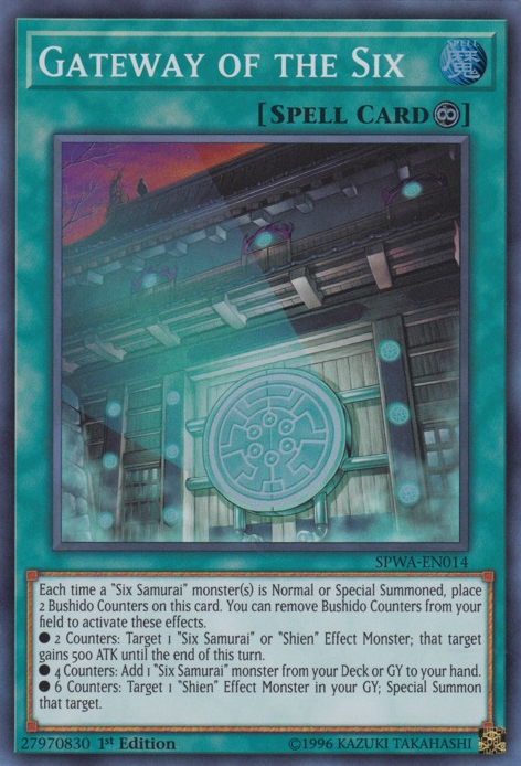 Gateway of the Six [SPWA-EN014] Super Rare Yu-Gi-Oh!