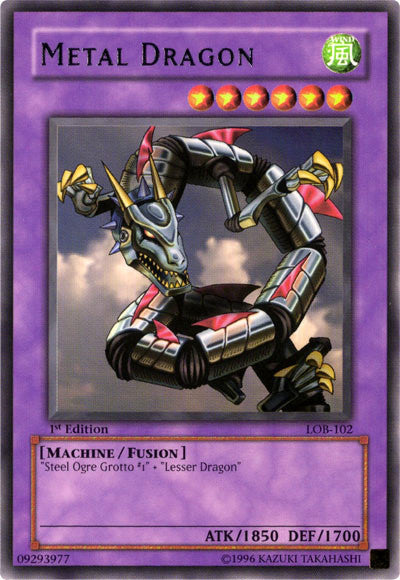 Metal Dragon [LOB-102] Rare Yu-Gi-Oh!