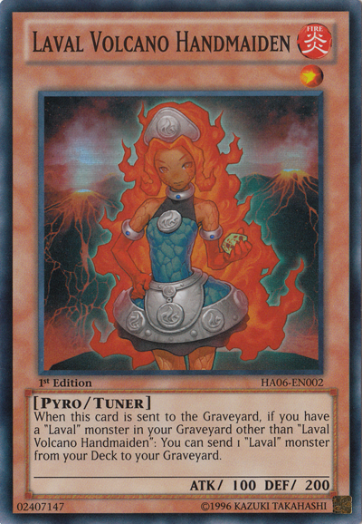 Laval Volcano Handmaiden [HA06-EN002] Super Rare Yu-Gi-Oh!