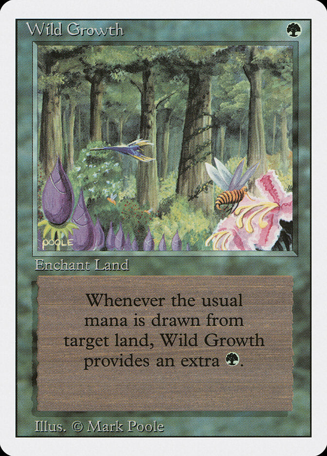Wild Growth [Revised Edition] Magic: The Gathering