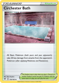 Circhester Bath (150/185) [Sword & Shield: Vivid Voltage] Pokémon
