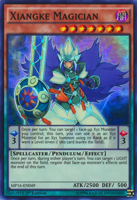 Xiangke Magician [MP16-EN049] Super Rare Yu-Gi-Oh!