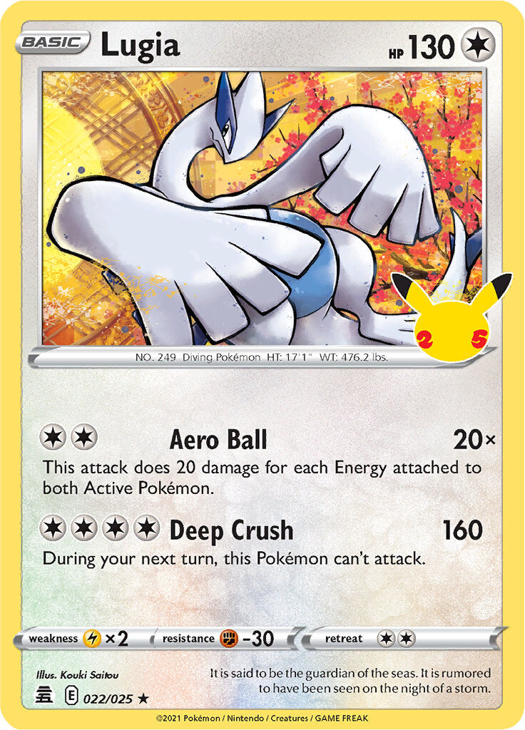 Lugia (022/025) [Celebrations: 25th Anniversary] Pokémon