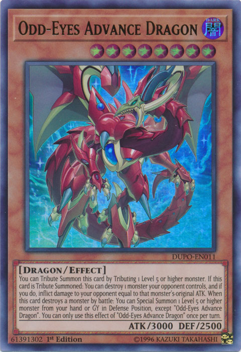 Odd-Eyes Advance Dragon [DUPO-EN011] Ultra Rare Yu-Gi-Oh!