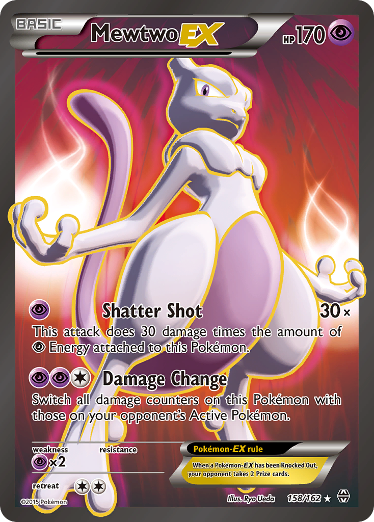 Mewtwo EX (158/162) [XY: BREAKthrough] Pokémon