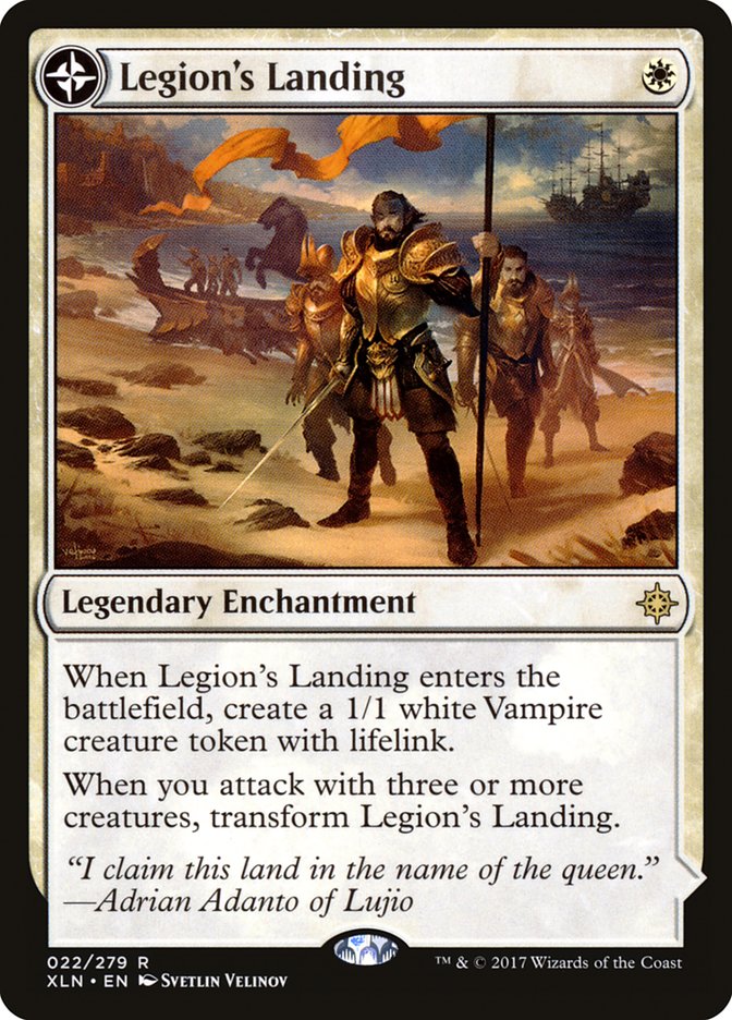 Legion's Landing // Adanto, the First Fort [Ixalan] Magic: The Gathering