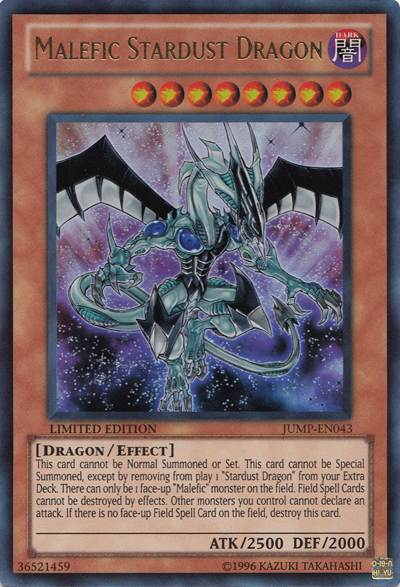 Malefic Stardust Dragon [JUMP-EN043] Ultra Rare Yu-Gi-Oh!