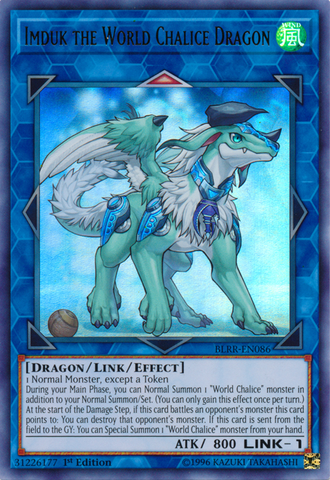 Imduk the World Chalice Dragon [BLRR-EN086] Ultra Rare Yu-Gi-Oh!