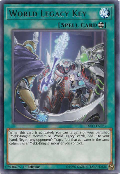 World Legacy Key [EXFO-EN057] Rare Yu-Gi-Oh!