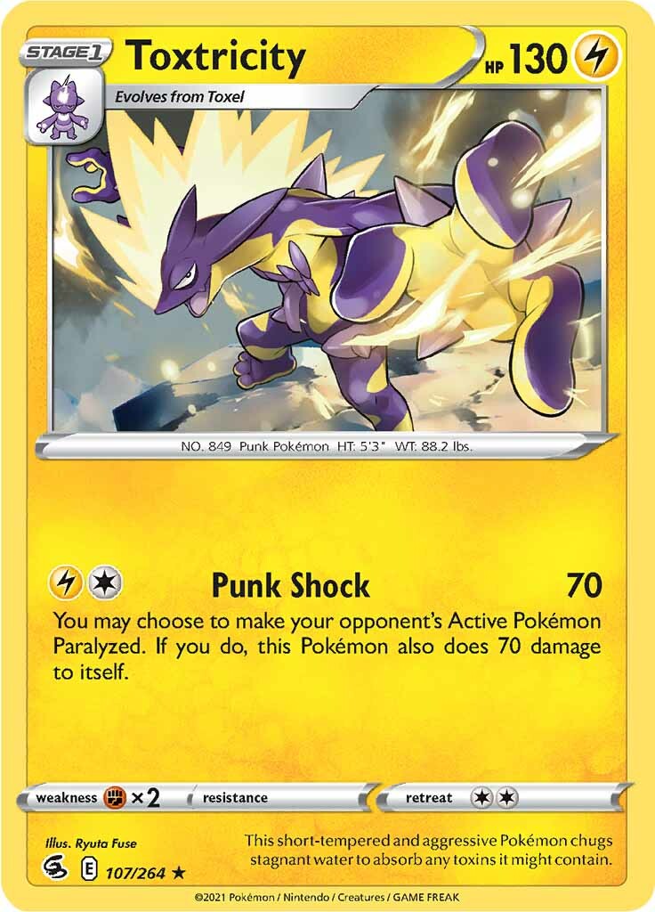 Toxtricity (107/264) [Sword & Shield: Fusion Strike] Pokémon