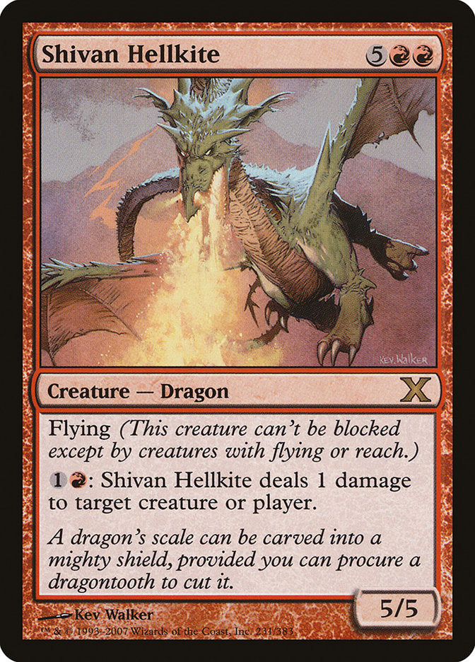 Shivan Hellkite [Tenth Edition] Magic: The Gathering