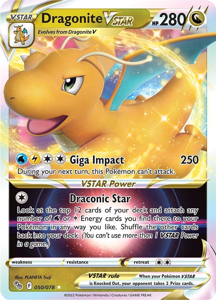 Dragonite VSTAR (050/078) [Pokémon GO] Pokémon