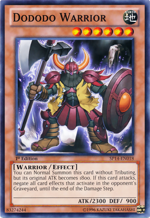 Dododo Warrior [SP14-EN018] Common Yu-Gi-Oh!