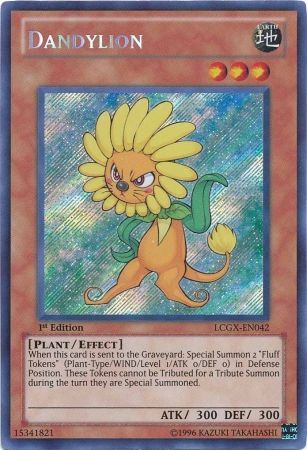 Dandylion [LCGX-EN042] Secret Rare Yu-Gi-Oh!