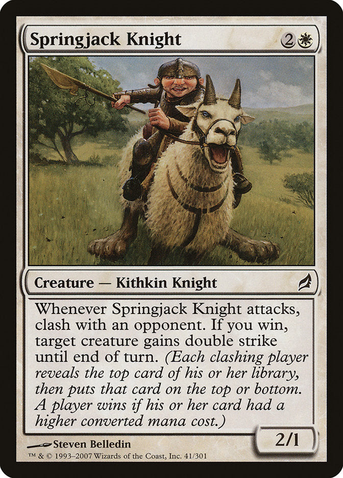 Springjack Knight [Lorwyn] Magic: The Gathering