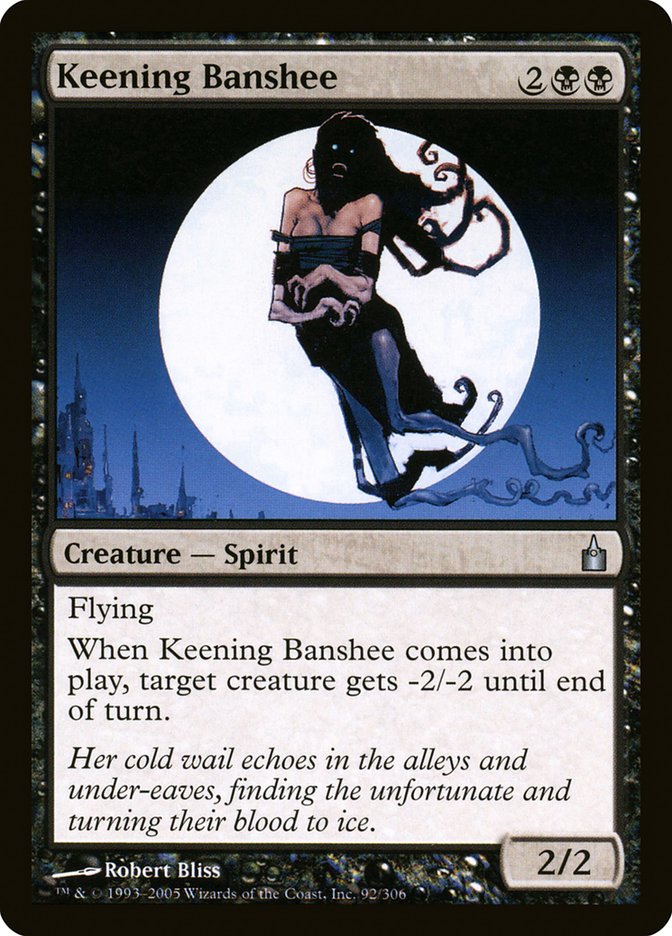 Keening Banshee [Ravnica: City of Guilds] Magic: The Gathering