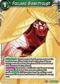 Focused Breakthrough (BT8-065_PR) [Malicious Machinations Prerelease Promos] Dragon Ball Super