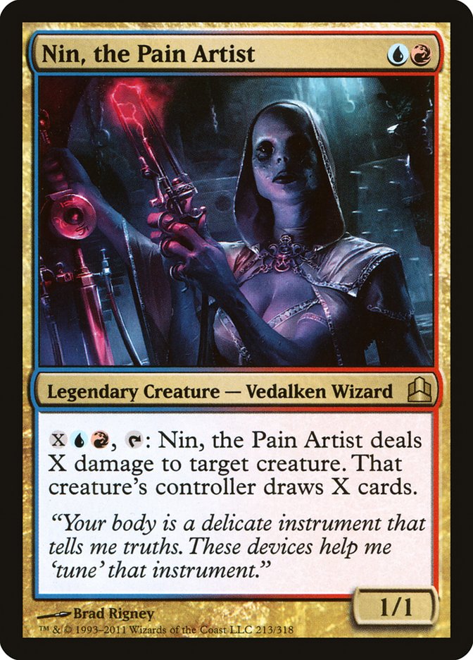Nin, the Pain Artist [Commander 2011] Magic: The Gathering