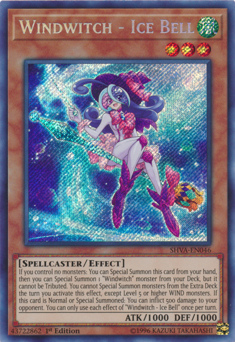 Windwitch - Ice Bell [SHVA-EN046] Secret Rare Yu-Gi-Oh!