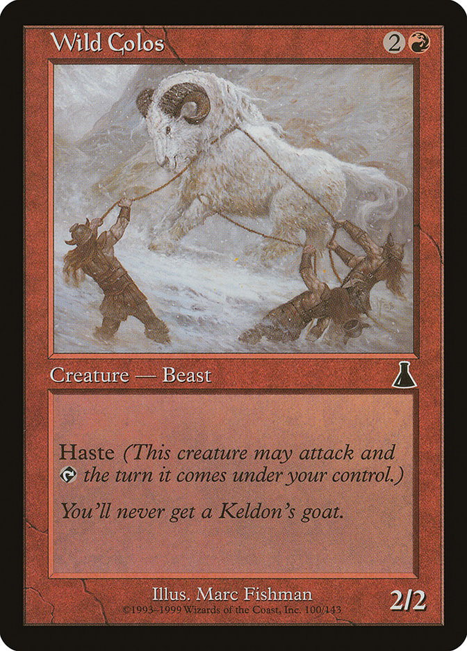 Wild Colos [Urza's Destiny] Magic: The Gathering