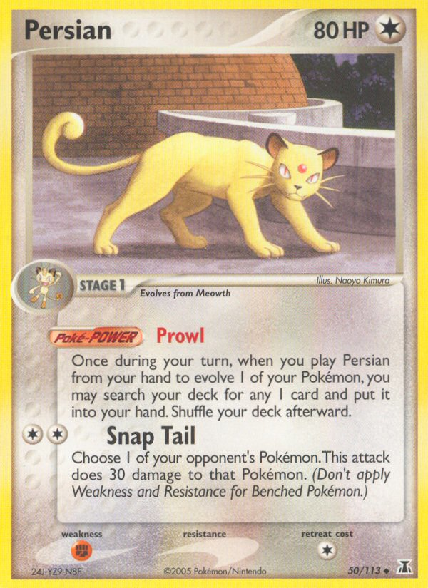 Persian (50/113) [EX: Delta Species] Pokémon