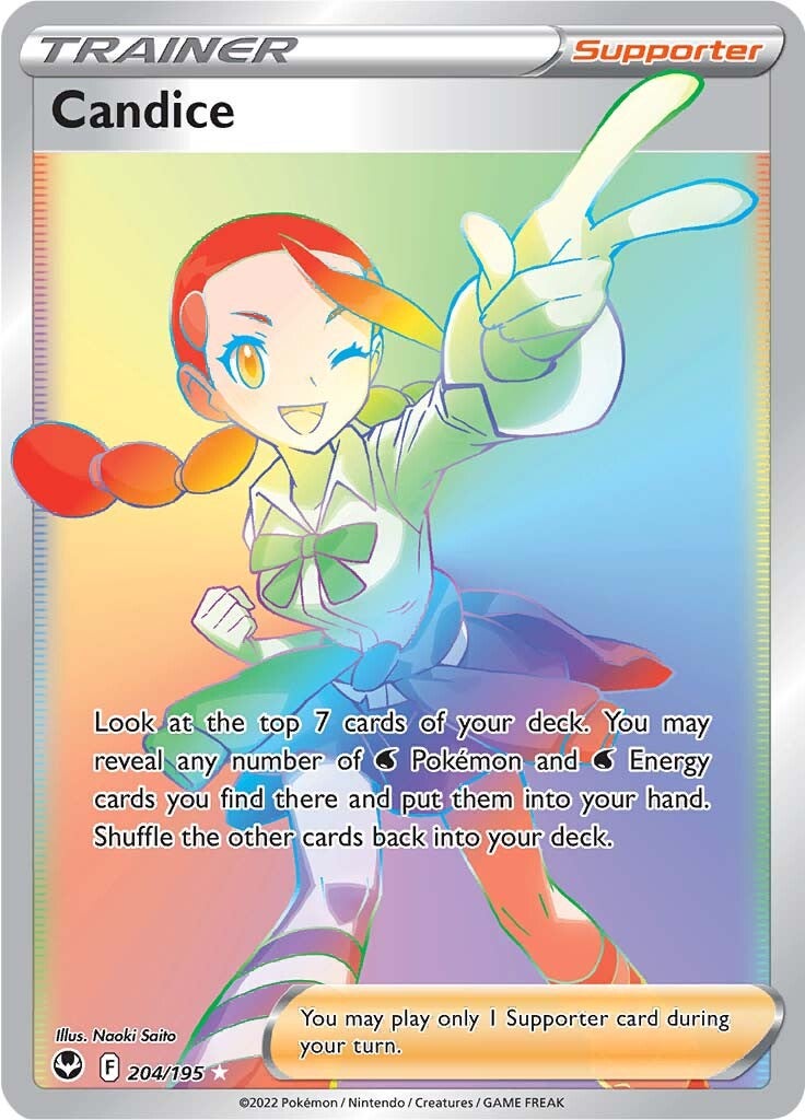 Candice (204/195) [Sword & Shield: Silver Tempest] Pokémon