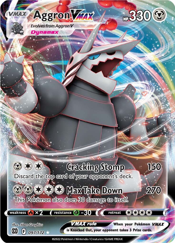 Aggron VMAX (097/172) [Sword & Shield: Brilliant Stars] Pokémon