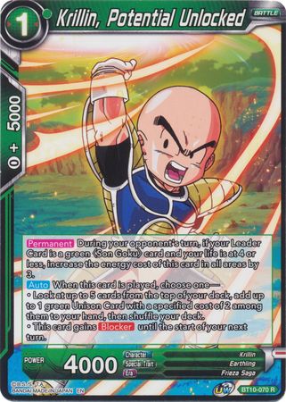 Krillin, Potential Unlocked (BT10-070) [Rise of the Unison Warrior] Dragon Ball Super