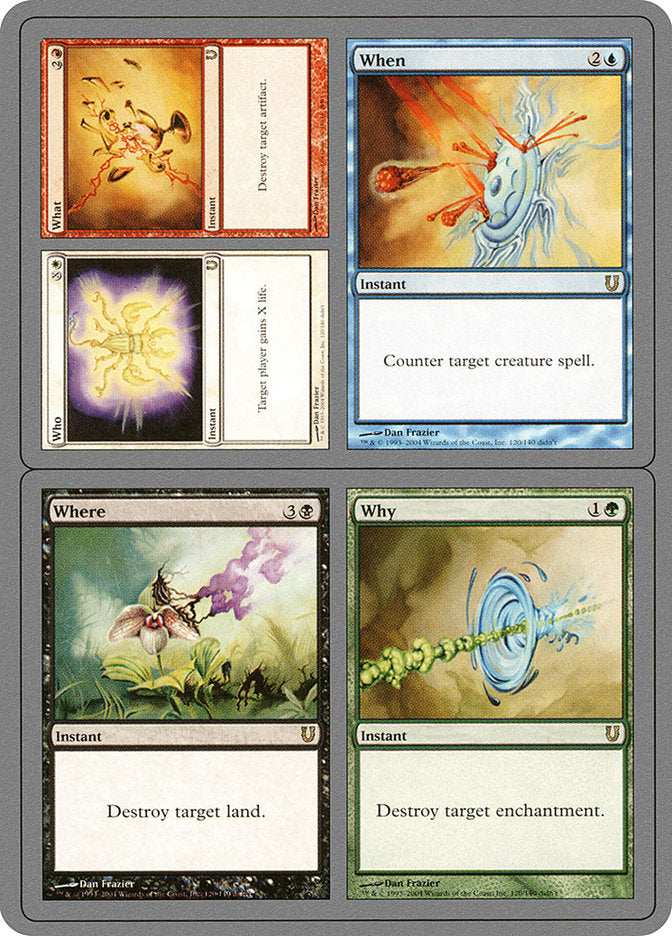 Who // What // When // Where // Why [Unhinged] Magic: The Gathering