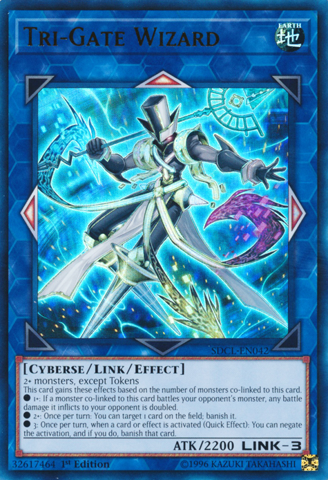 Tri-Gate Wizard [SDCL-EN042] Ultra Rare Yu-Gi-Oh!