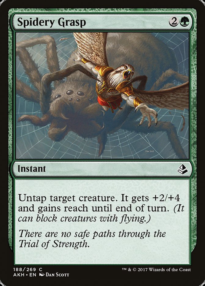 Spidery Grasp [Amonkhet] Magic: The Gathering